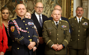 Setkání se zúčastnili také zástupci Armády ČR či Vojenské policie