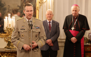 Náčelník Generálního štábu při proslovu