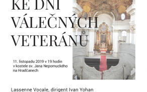 Plakát na koncert ke Dni válečných veteránů.