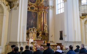 Ekumenická bohoslužba se konala ve vojenském kostele sv. Jana Nepomuckého