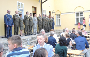 Vojenští kaplani v Lulči nemohli chybět.