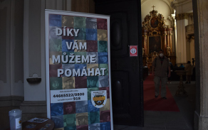 Během večera bylo možné podpořit Vojenský fond solidarity.