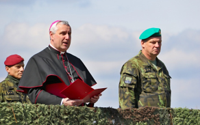 Poděkování biskupa Kročila vojákům