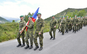 Přesun z vojenského tábora do Lurd (foto R. Rámiš)