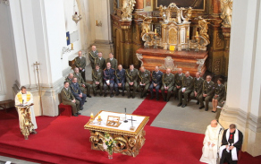 Bohoslužba při uvedení nového hlavního kaplana do funkce