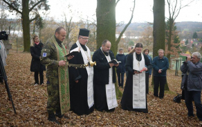 Bohoslužba za zemřelé zajatce z 1. světové války Cheb - Podhrad